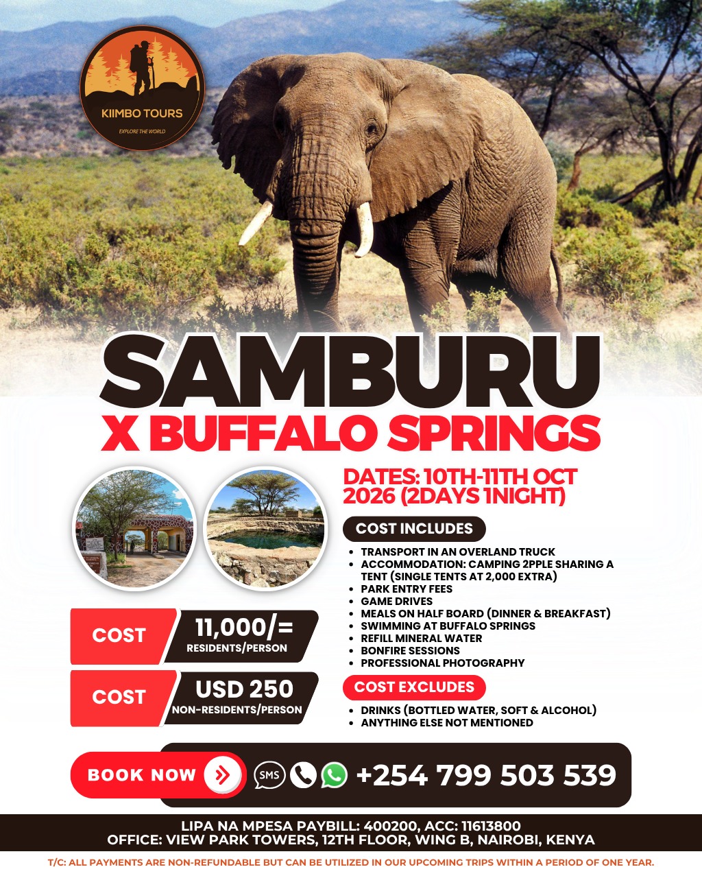 SAMBURU X BUFALLO SPRINGS